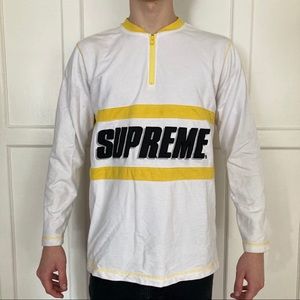 Supreme Bar Logo Half Zip Top
